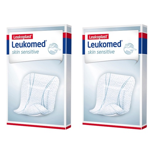 Leuko Leukomed Island Dressings Sterile Post-Op 8x10cm 5 Pack Bundle of 2