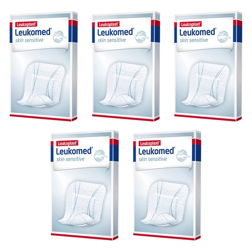 Leuko Leukomed Island Dressings Sterile Post-Op 8x10cm 5 Pack Bundle of 5