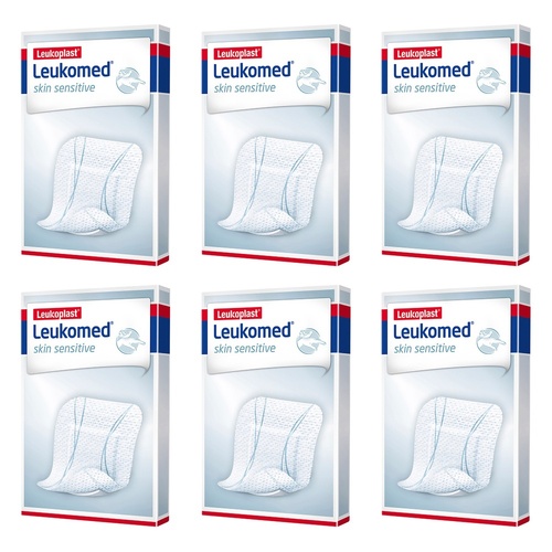 Leuko Leukomed Island Dressings Sterile Post-Op 8x10cm 5 Pack Bundle of 6