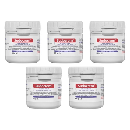 Sudocrem Healing Cream 60g Pack of 5