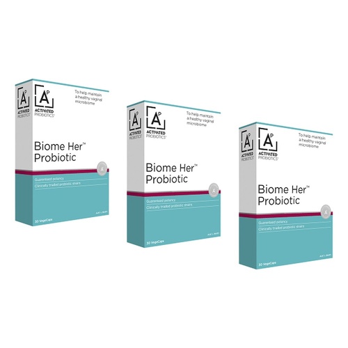 Activated Probiotics Biome Her 30 Capsules Pack of 3