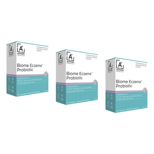 Activated Probiotics Biome Eczema 30 Sachets Pack of 3