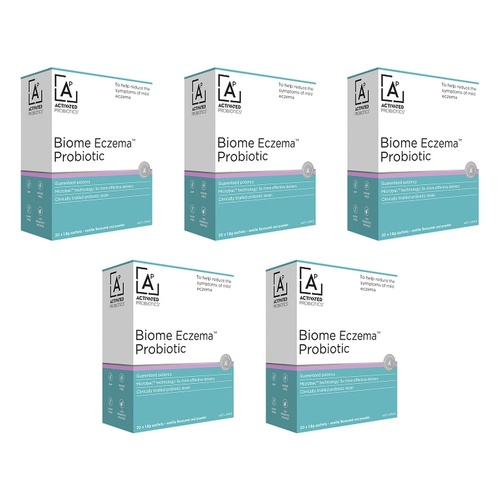 Activated Probiotics Biome Eczema 30 Sachets Pack of 5