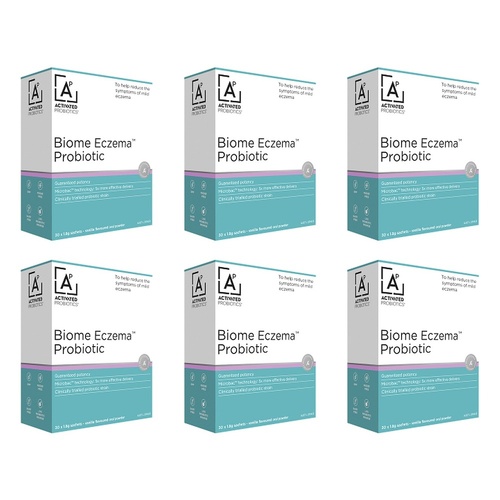 Activated Probiotics Biome Eczema 30 Sachets Pack of 6