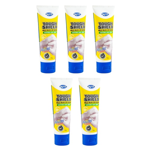 DU'IT Tough Shield Sanitising Hand Cream 75g Pack of 5