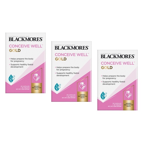Blackmores Conceive Well Gold 56 Tablets Pack of 3