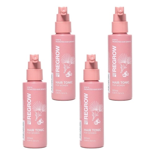 Regrow Women's Hair Tonic 100mL Pack of 4
