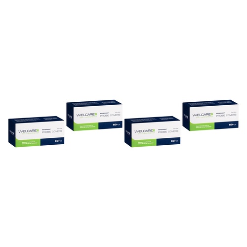 Omron Welcare Ear Thermometer Probe Covers 60 Pack Bundle of 4