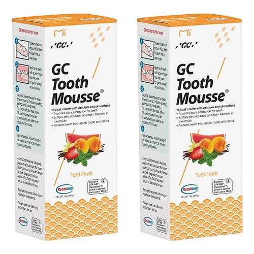GC Tooth Mousse Tutti Frutti 40g Pack of 2