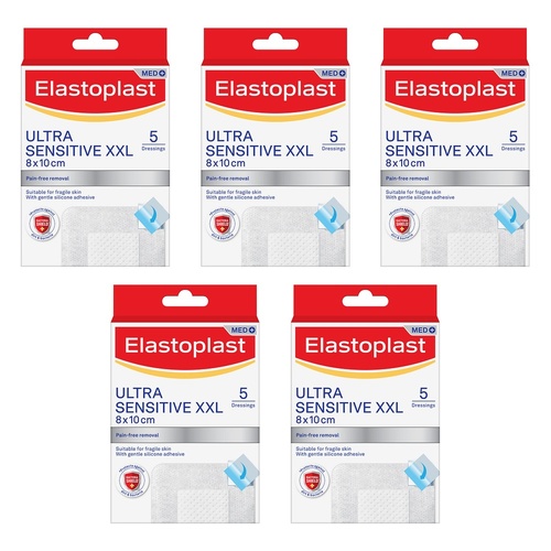 Elastoplast Ultra Sensitive XXL Dressings Pack of 5