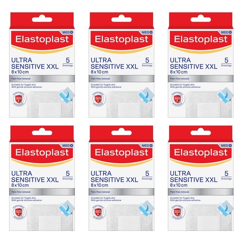 Elastoplast Ultra Sensitive XXL Dressings Pack of 6