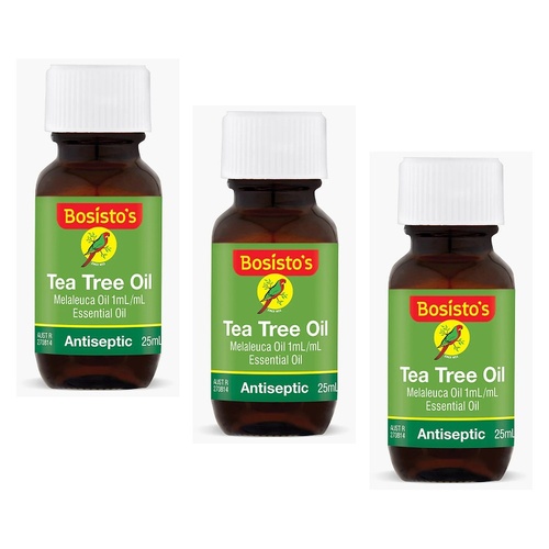 Bosisto's Tea Tree Oil 25mL Pack of 3