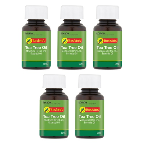Bosisto's Tea Tree Oil 50mL Pack of 5
