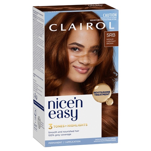 Clairol Nice 'N Easy 5RB Medium Chestnut Brown Permanent Hair Colour