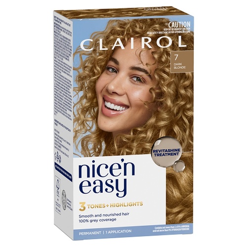 Clairol Nice 'N Easy 7 Natural Dark Blonde Permanent Hair Colour