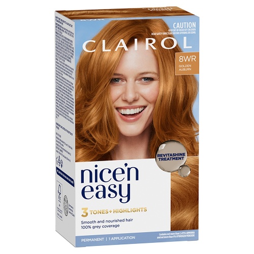Clairol Nice 'N Easy 8WR Natural Gold Auburn Permanent Hair Colour