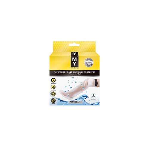 MY Waterproof Cast & Bandage Protector Adult Full Leg