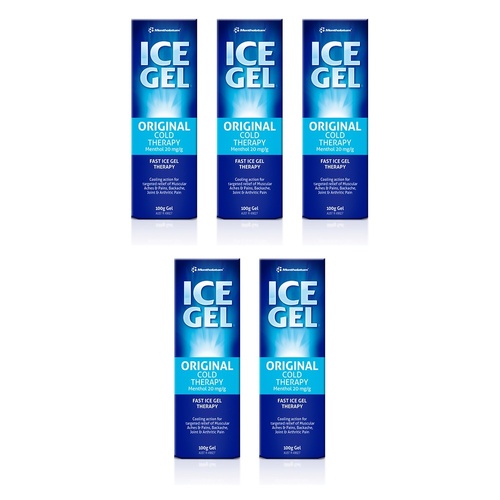 Ice Gel Original Cold Therapy 100g Pack of 5