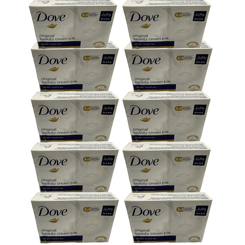 Dove Beauty Cream Bar Original 10 x 90g Moisturising Soap