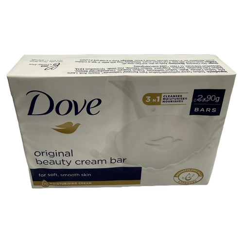 Dove Beauty Cream Bar Original 2 x 90g Twin Pack Moisturising Bar