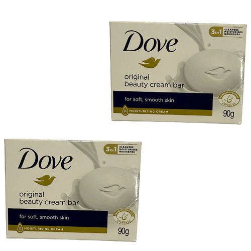Dove Beauty Cream Bar Original 90g x 2 Moisturising Soap