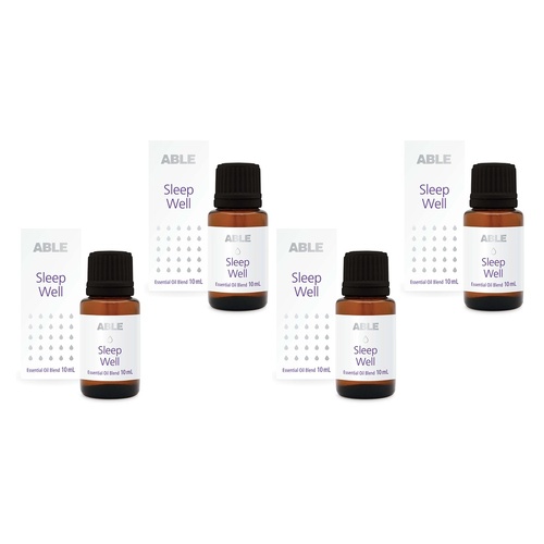 Able Sleep Well Essential Oil Blend 10mL Pack of 4