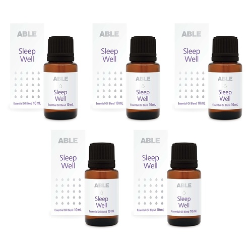 Able Sleep Well Essential Oil Blend 10mL Pack of 5