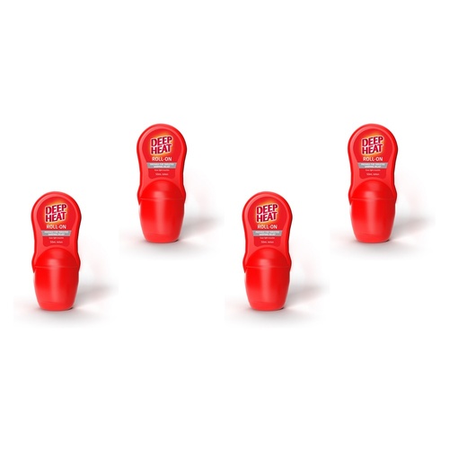 Deep Heat Roll-On 50mL Pack of 4