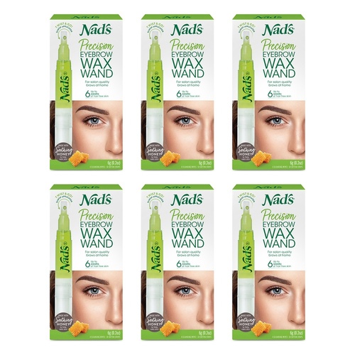 Nad's Precision Eyebrow Wax Wand 6g Pack of 6