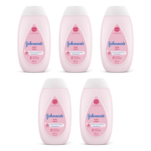 Johnson's Baby Lotion 200mL Pack of 5