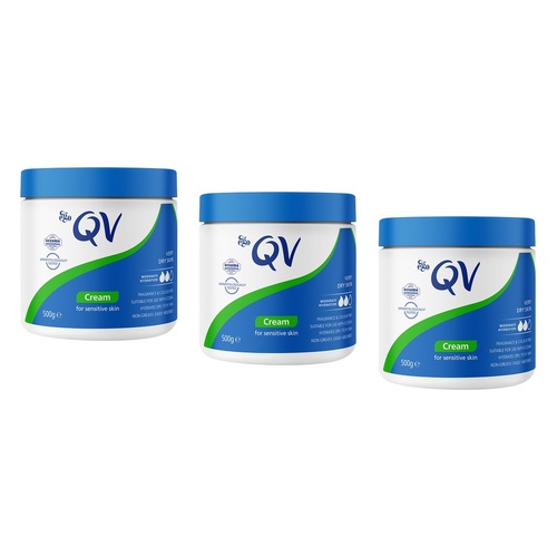 Ego QV Cream Tub 500g Pack of 3