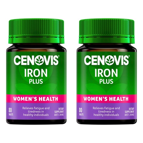 Cenovis Iron Plus Women's Health 80 Tablets Pack of 2