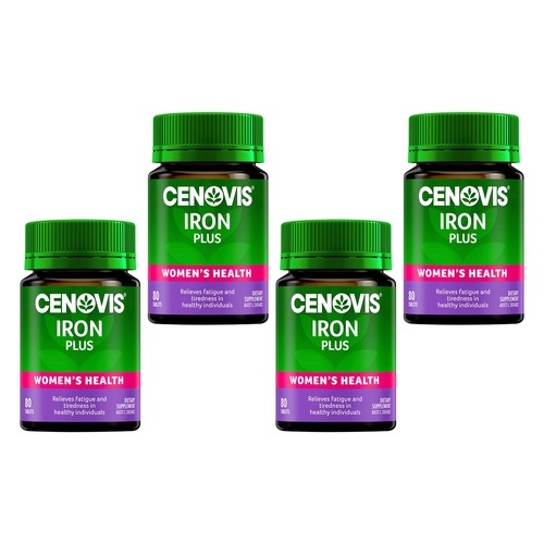 Cenovis Iron Plus Women's Health 80 Tablets Pack of 4