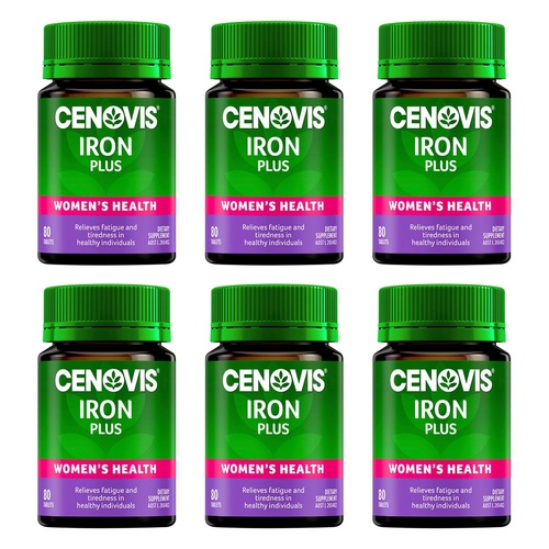 Cenovis Iron Plus Women's Health 80 Tablets Pack of 6