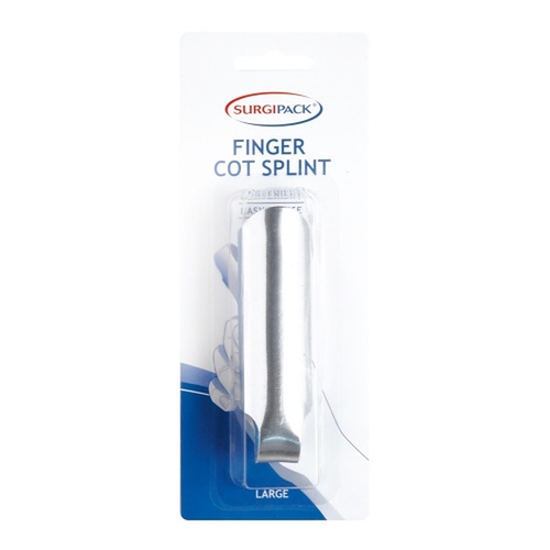 SurgiPack Finger Cot Splint Large