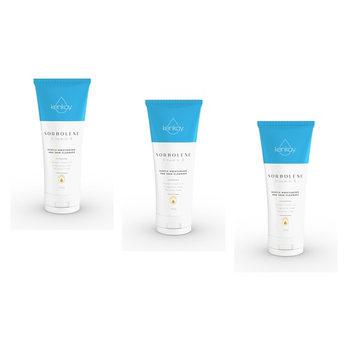Kenkay Sorbolene Vitamin E Moisturiser 100g Pack of 3