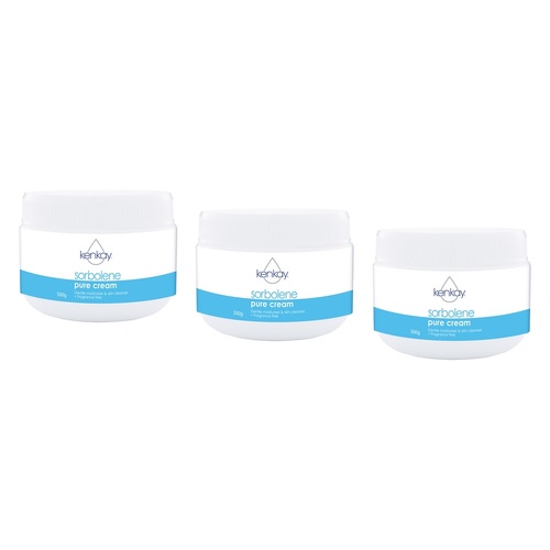 Kenkay Pure Sorbolene Cetomacrogol 500g Pack of 3