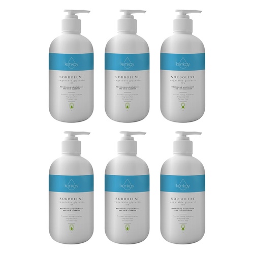 Kenkay Sorbolene with 10% Glycerin Pump 1L Pack of 6