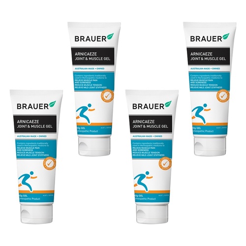 Brauer Arnicaeze Arnica Joint & Muscle Gel 100g Pack of 4