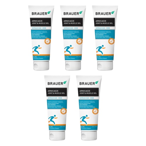 Brauer Arnicaeze Arnica Joint & Muscle Gel 100g Pack of 5