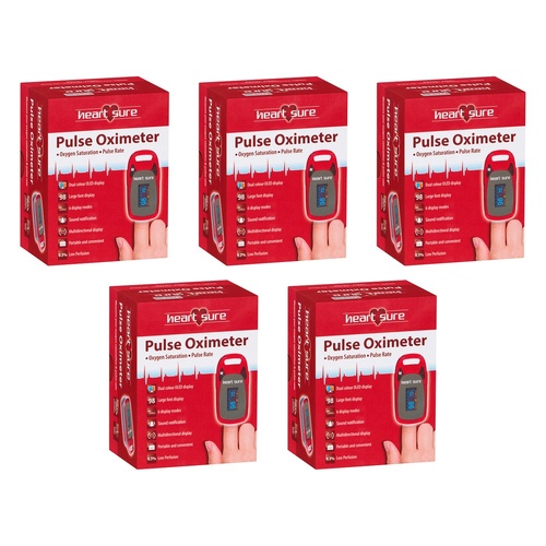 Omron Heart Sure Pulse Oximeter Pack of 5