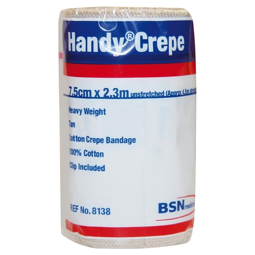 Handy Handycrepe Heavy Weight Non-Adhesive Support Bandage 7.5cm x 2.3m
