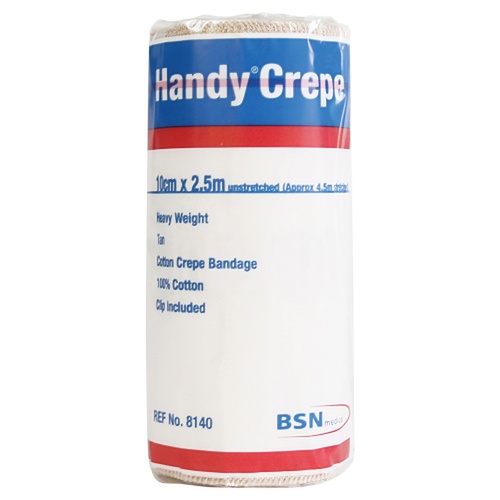 Handy Handycrepe Heavy Weight Non-Adhesive Support Bandage 10cm x 2.3m