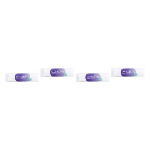 Swisspers Make-Up Pads 80 Pack Bundle of 4