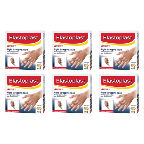 Elastoplast Rigid Strapping Tape 10 Metres Pack of 6