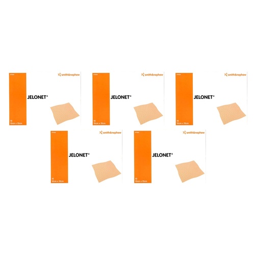Jelonet 7404 Paraffin Gauze Wound Dressing 10cm x 10cm Pack of 5