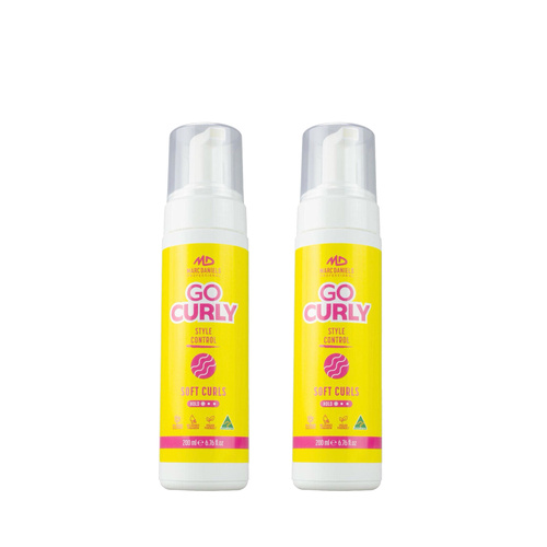 Marc Daniels Go Curly Soft Curls Mousse 200ml Pack of 2