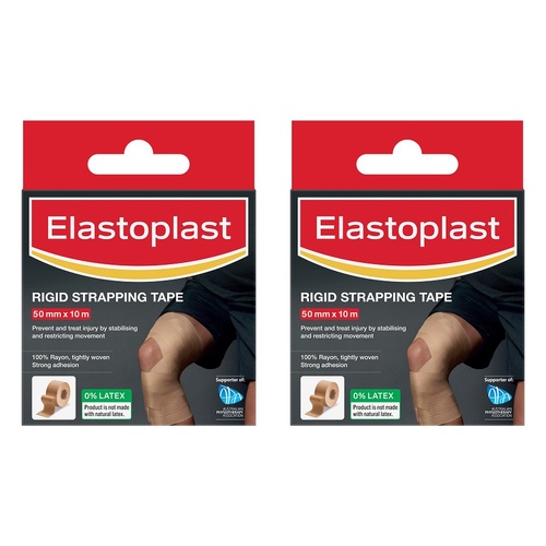 Elastoplast Rigid Strapping Tape 50mm x 10m Pack of 2