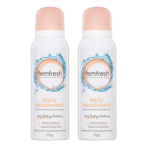 Femfresh Daily Deodorant 75g Pack of 2