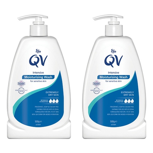 Ego QV Intensive Moisturising Cleanser 500g Pack of 2